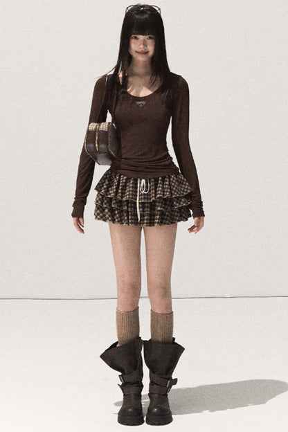 Skin Emotion Wool Knitted Top