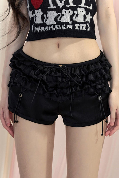 Pink High-Waist Shorts