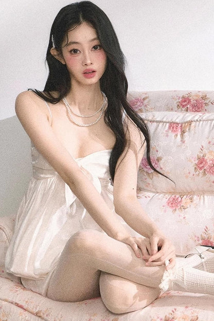 Floral Strap Two-Piece Summer Skirt Set-Up