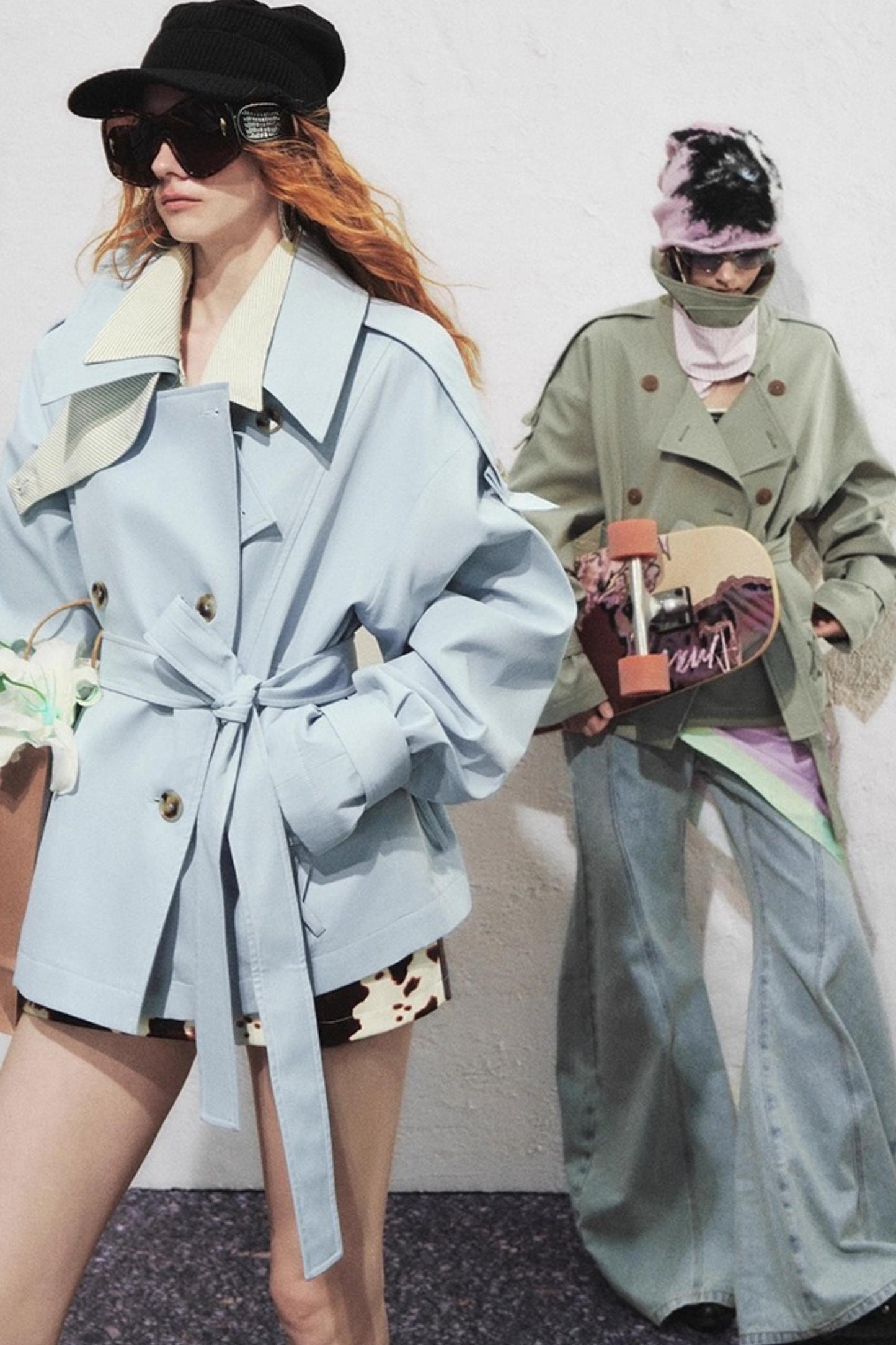 Classic Stand-Up Collar Trench Coat