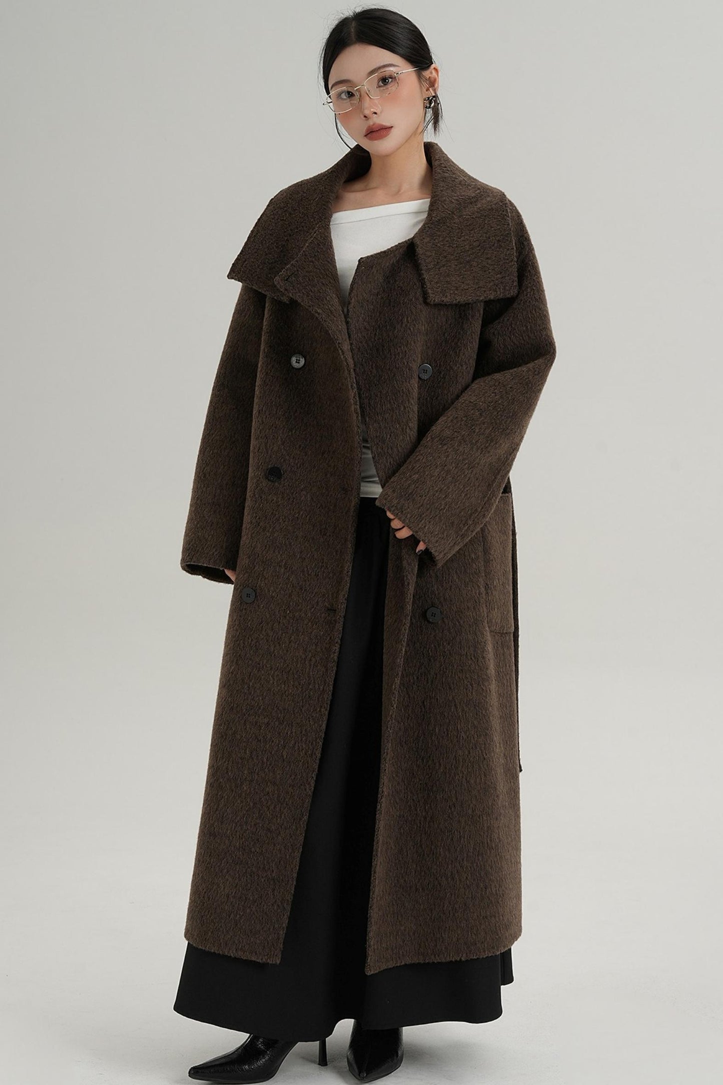 Square Wool Coat