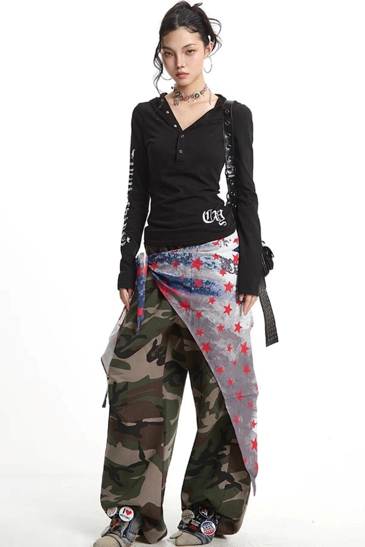 White Hooded Sunscreen Cover-Up Top