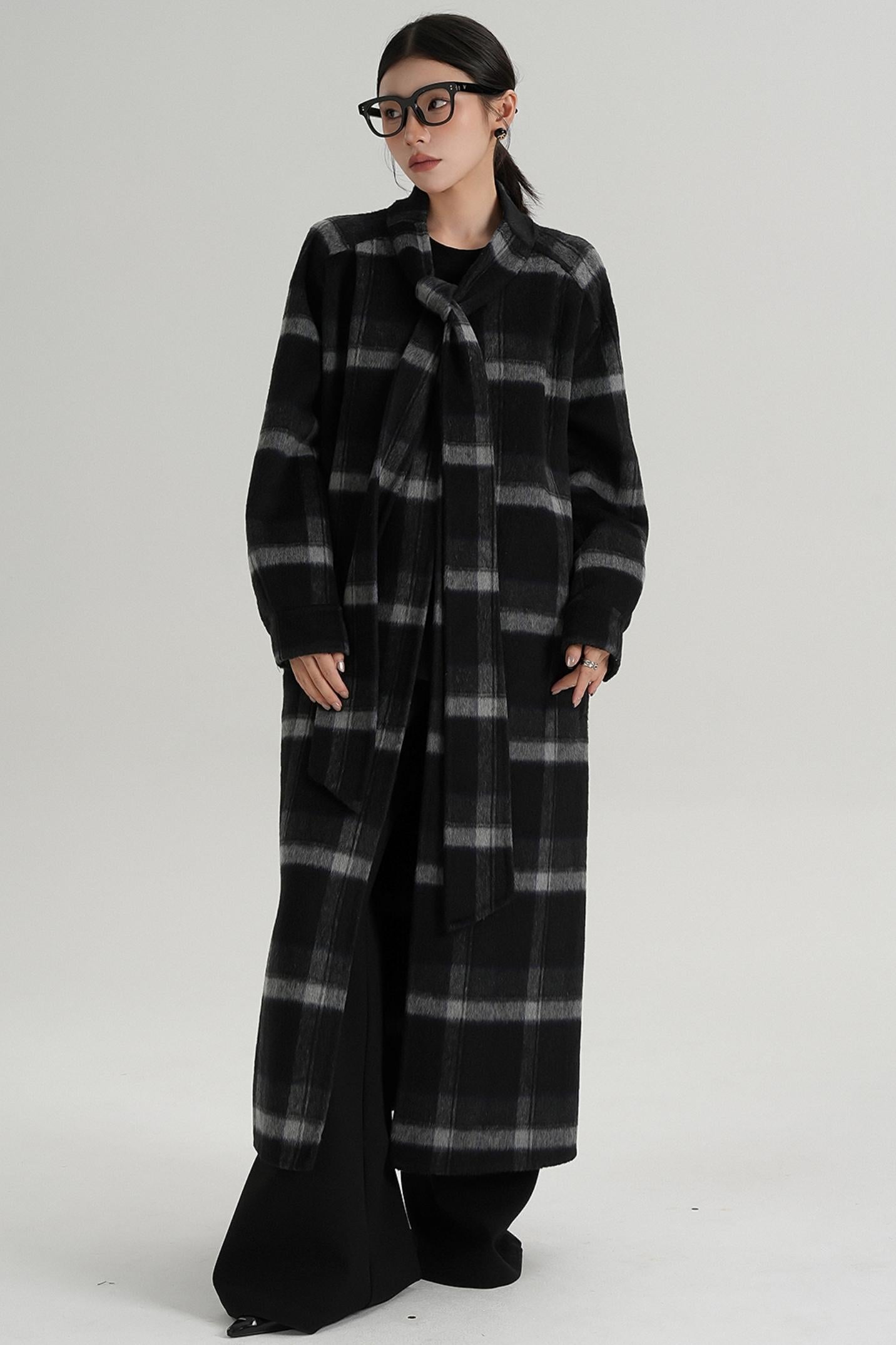 Temperament Woolen Long Coat