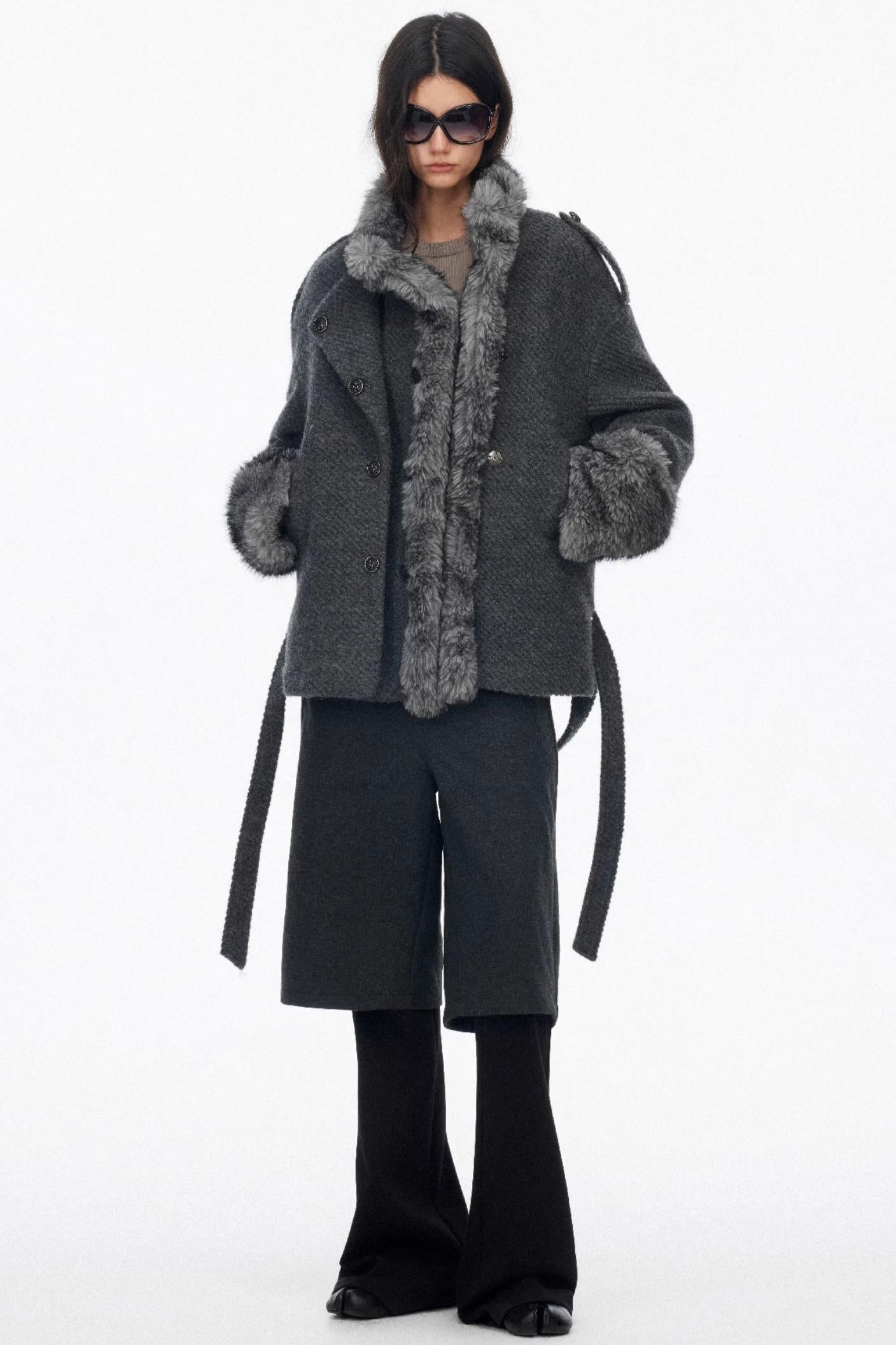 Layered Draped Bootcut Pants