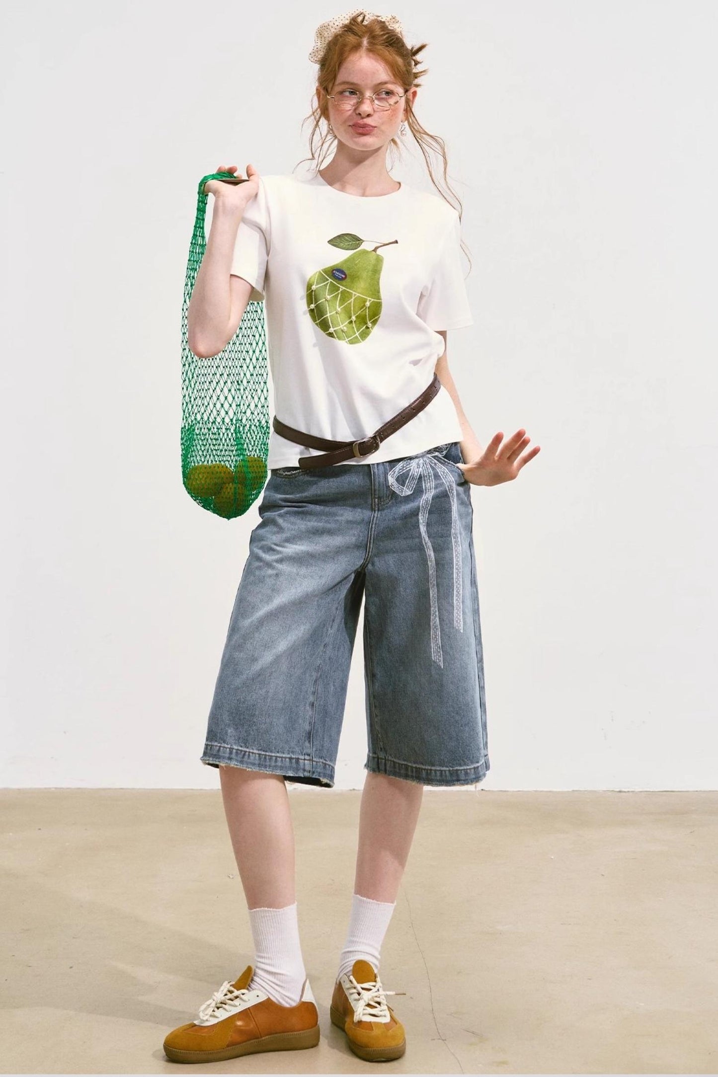 Summer Wide-Leg Denim Pants