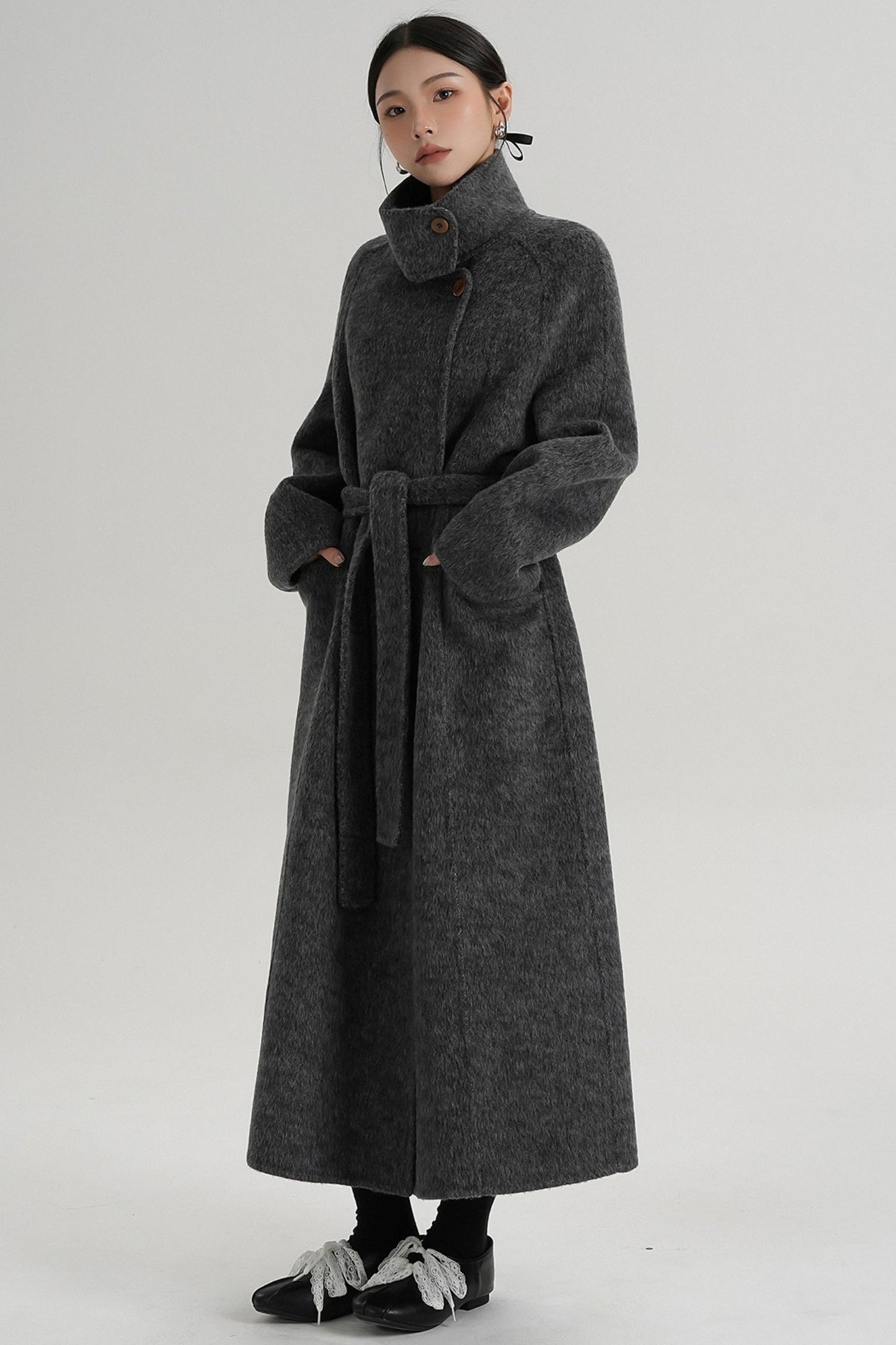 Stand-Up Wool Jacket