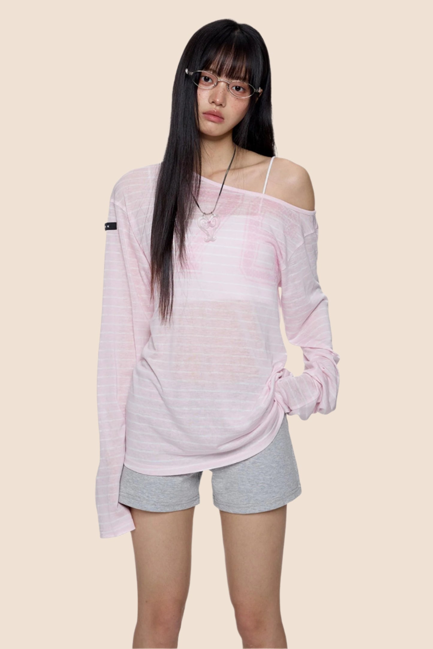 Slant Shoulder Sun Tee