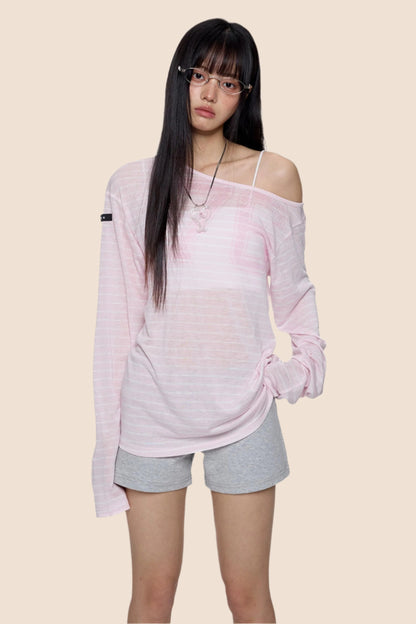 Slant Shoulder Sun Tee