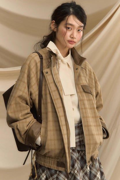 Vintage Bow Strap Striped Shirt