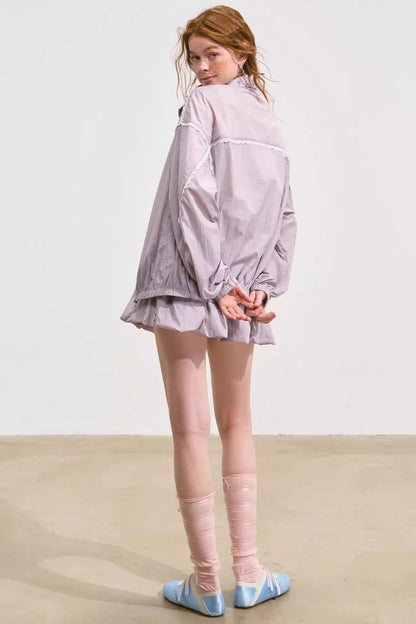 Casual Sun Protection Jacket & Skirt Set-Up