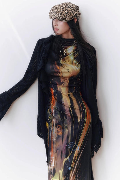 Night City Cheongsam Dress