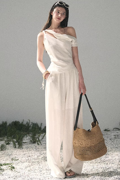 Minimalist Summer Top Pants Set-Up