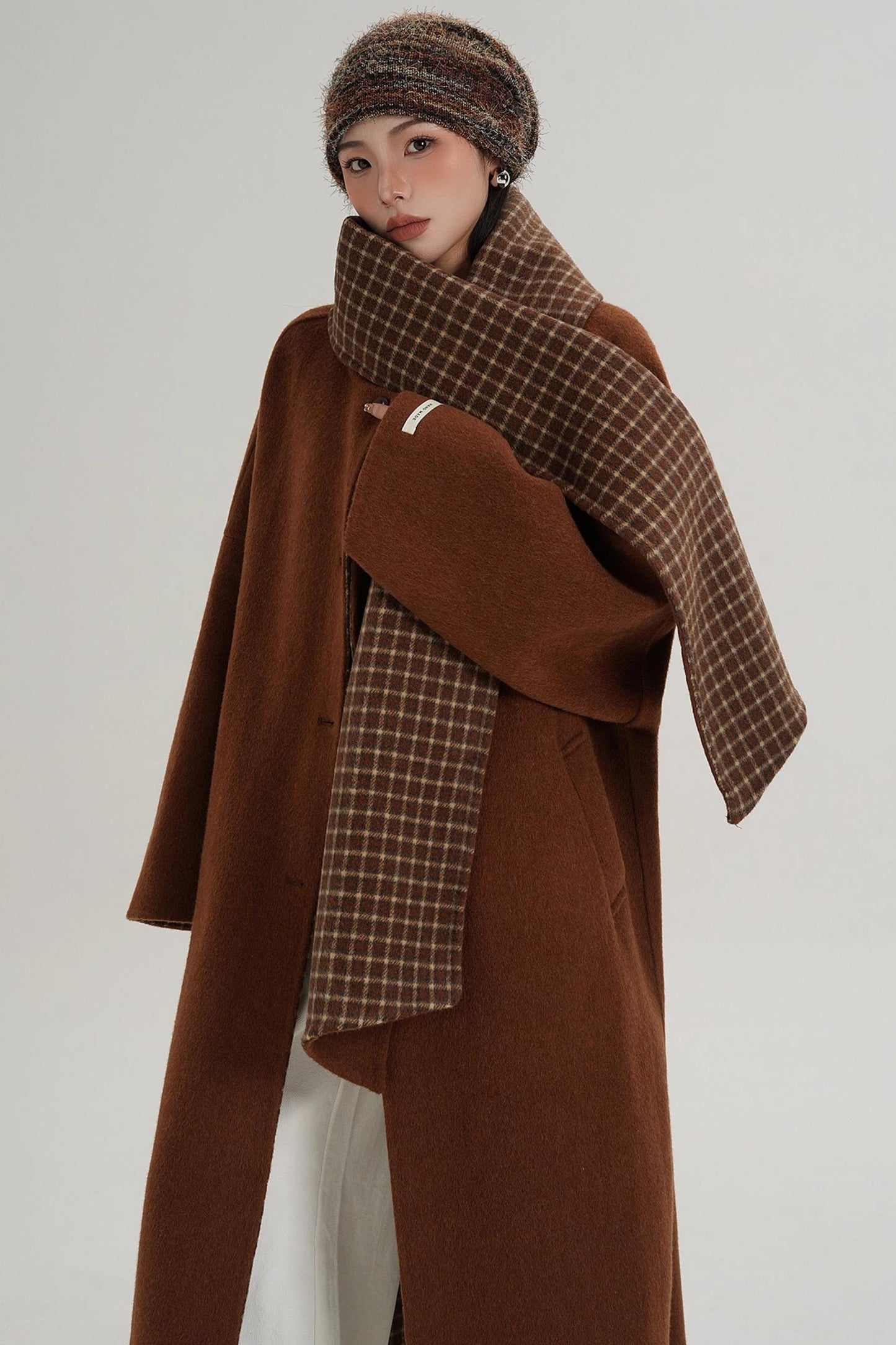 Classic Wool Tweed Coat