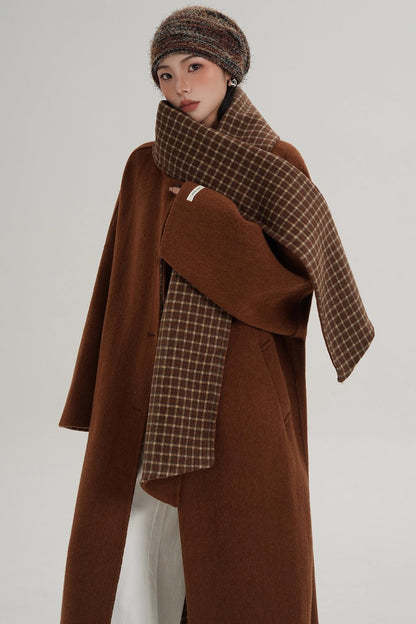 Classic Wool Tweed Coat