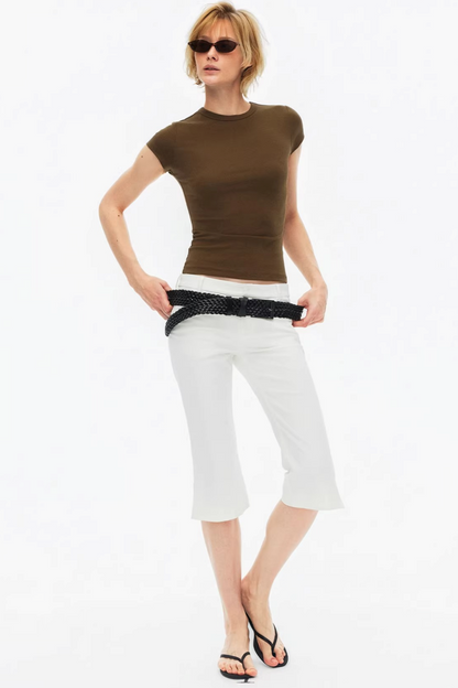Slim-Fit Equestrian Pants
