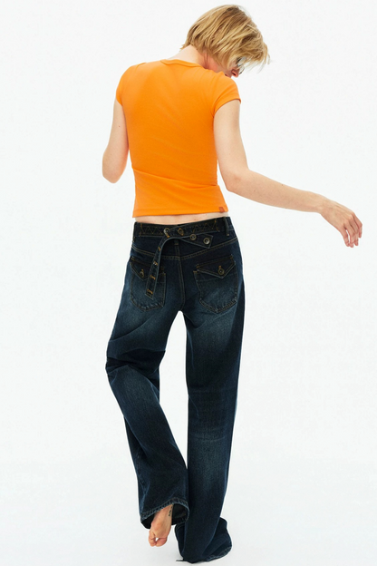 Cotton Vintage Washed Jeans