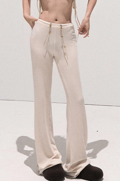 Soft Crewneck Knitwear Trouser Set-Up