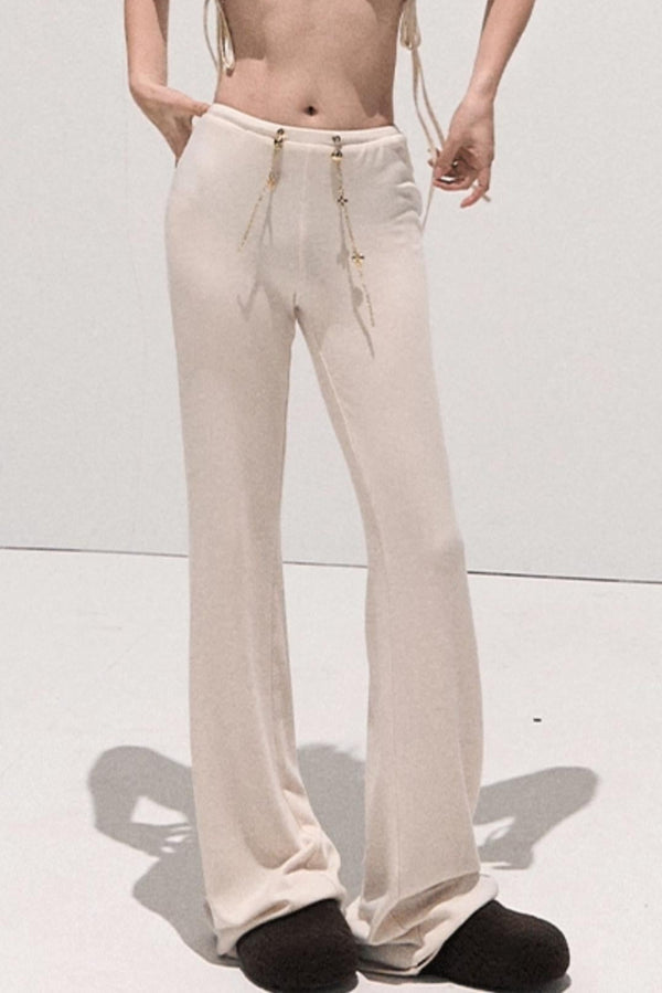 Soft Crewneck Knitwear Trouser Set-Up