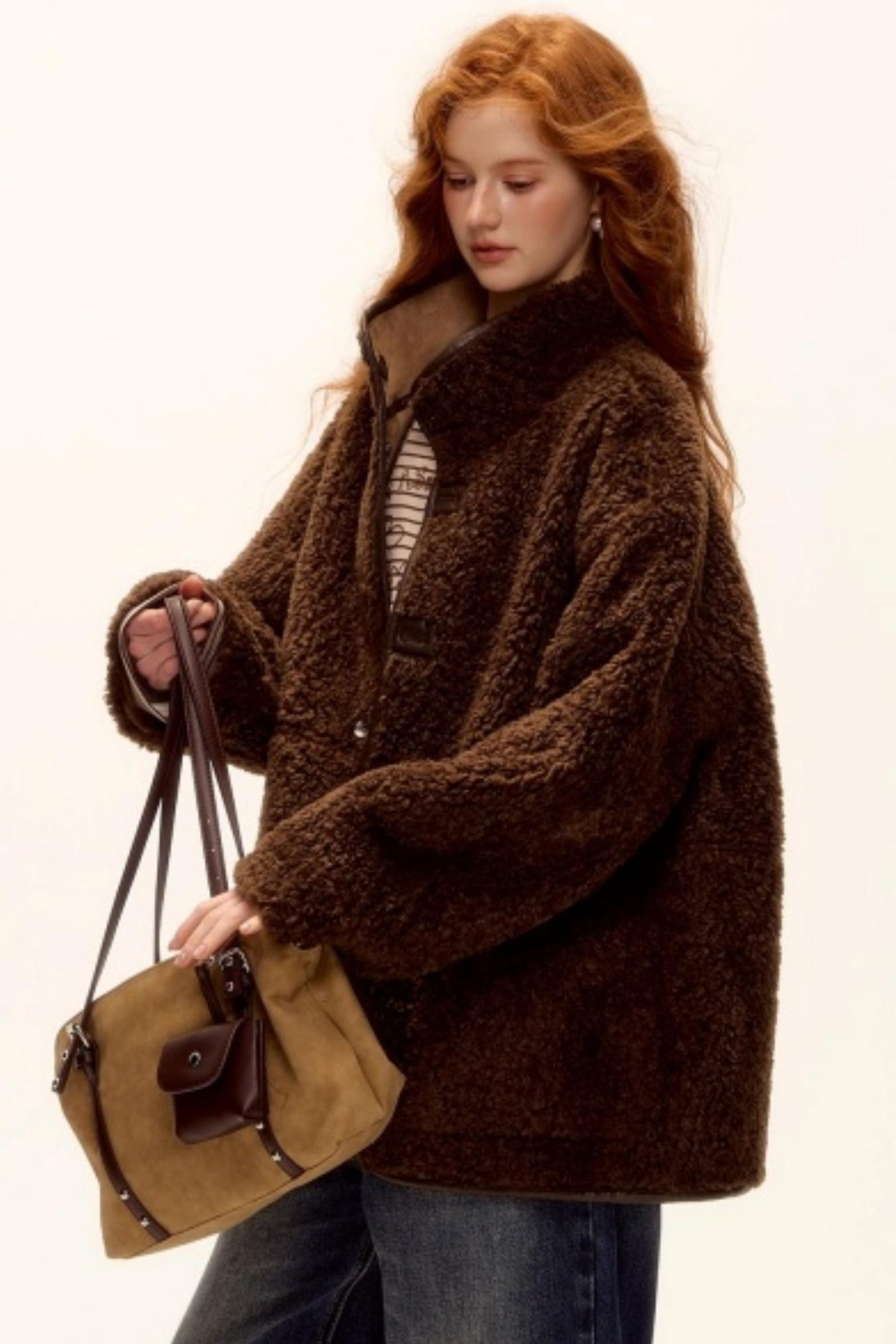 Reversible Suede Lambswool Jacket