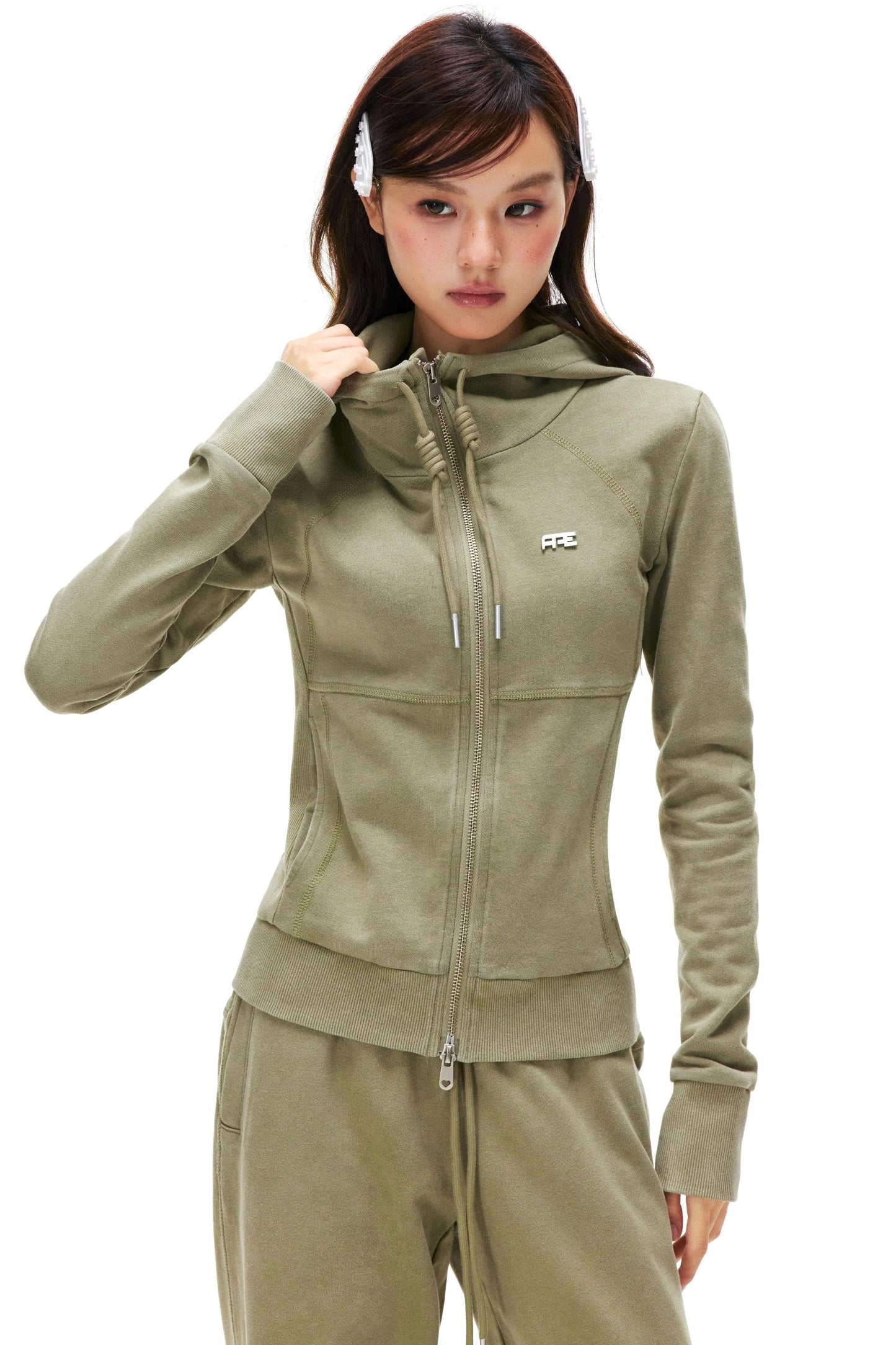 Double-Ended Zipper Jacket & Sweatpants Set-Up