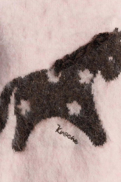 Floral Wool Jacquard Sweater