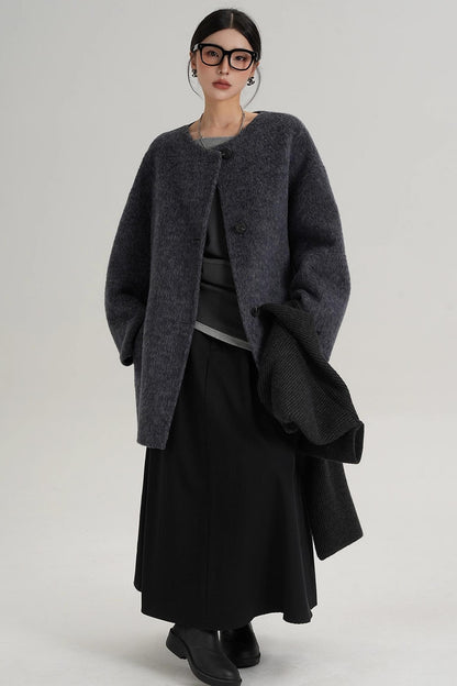 Temperament Woolen Coat