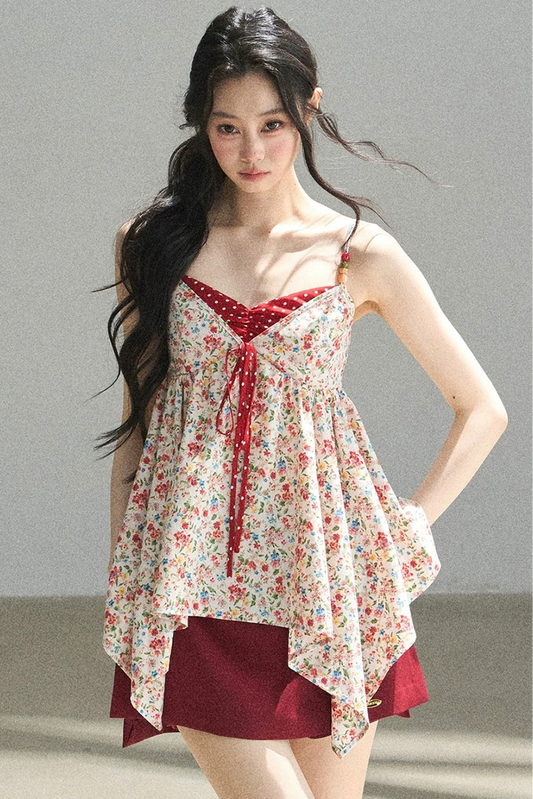 Fragments of Berries Floral Top