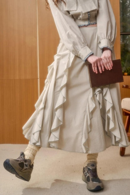 Organic Cotton Patchwork Blouse Set-Up