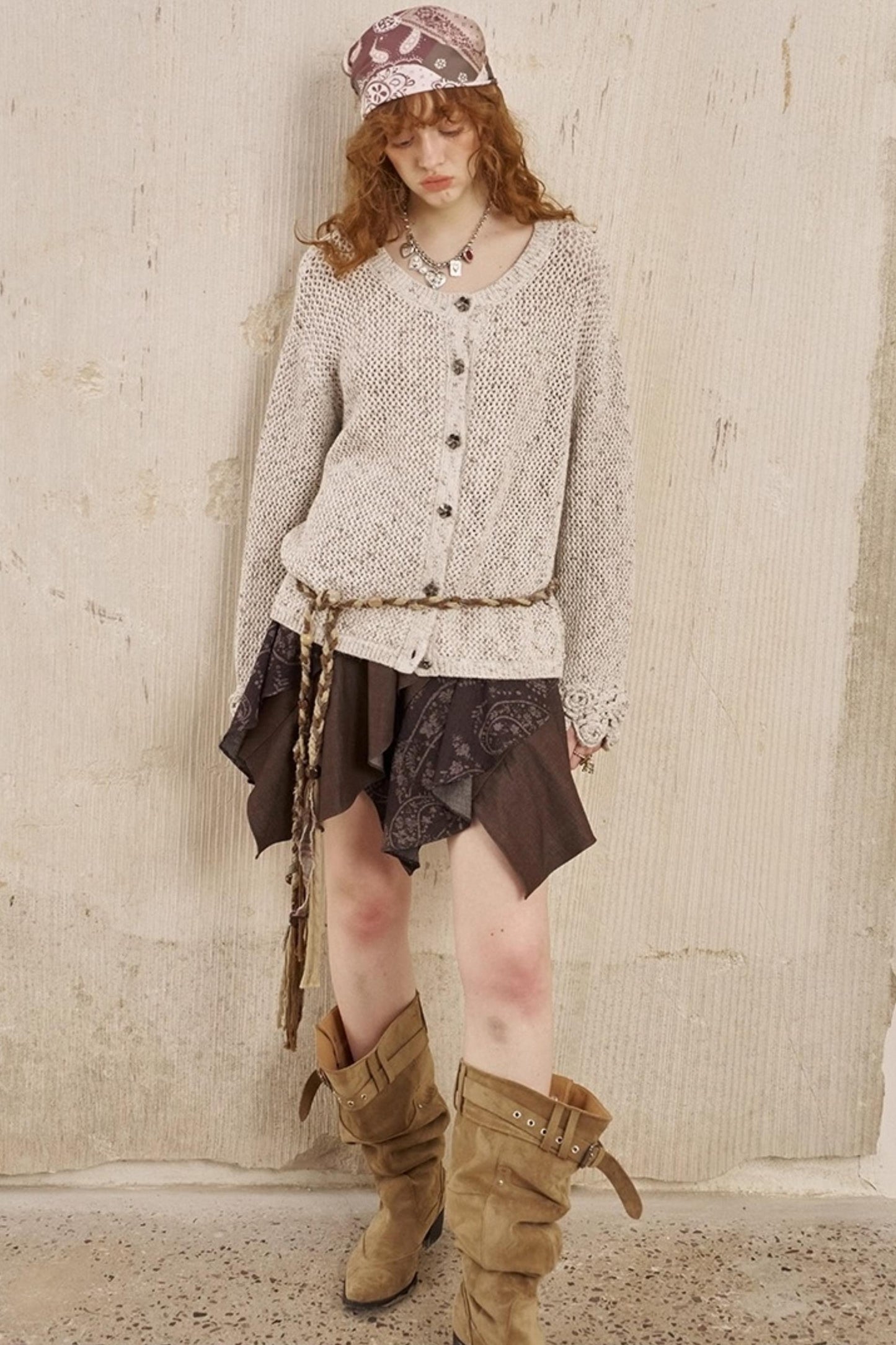 Vintage Crocheted Cardigan