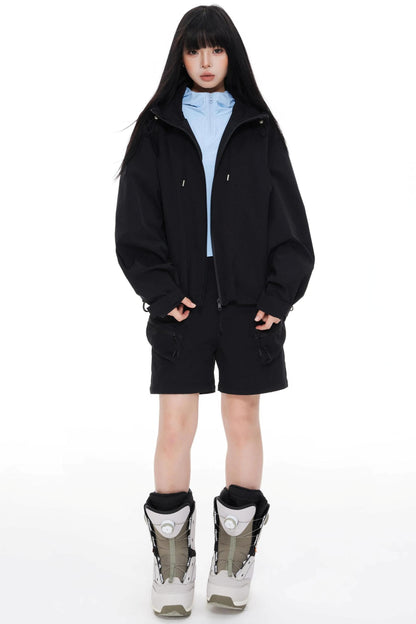 Windproof Waterproof Storm Jacket Pants Set-Up