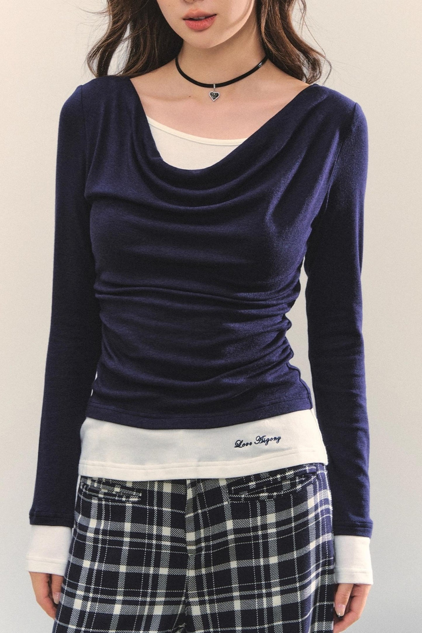 Swing Slim Fit Patchwork T-Shirt