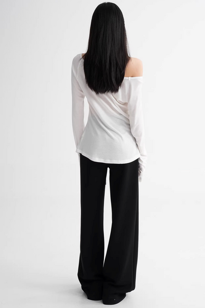 Lyocell Off-Shoulder Top