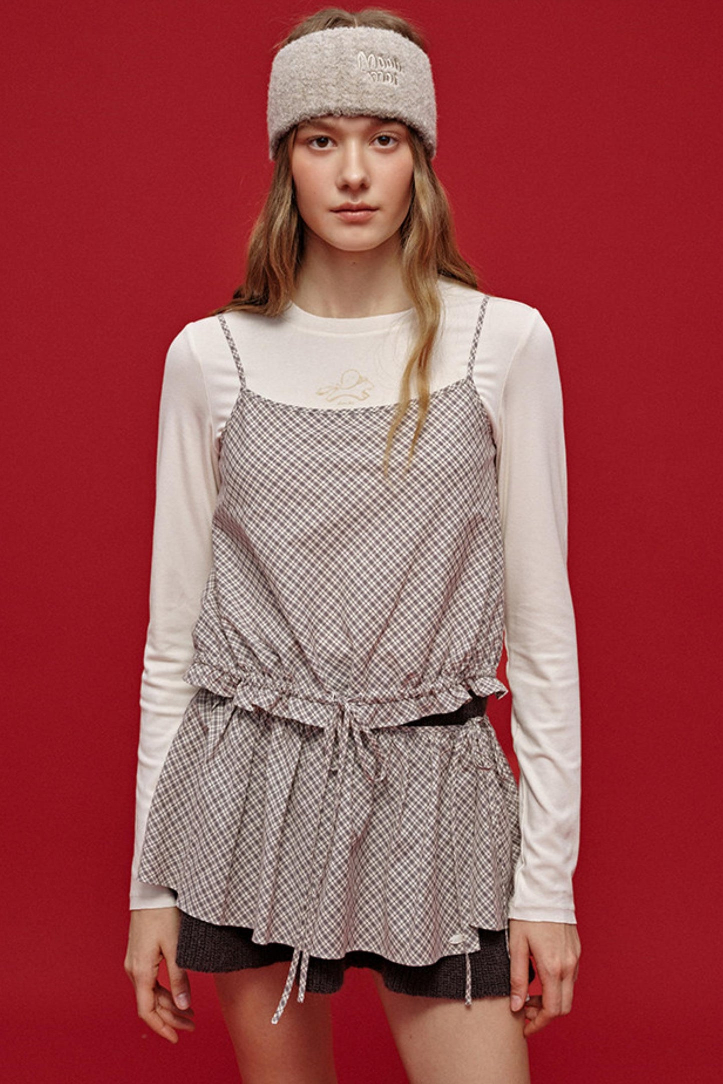 Vintage Cotton Bias-Cut Skirt Set