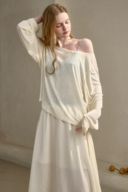 Natural Lyocell Cloud Blouse