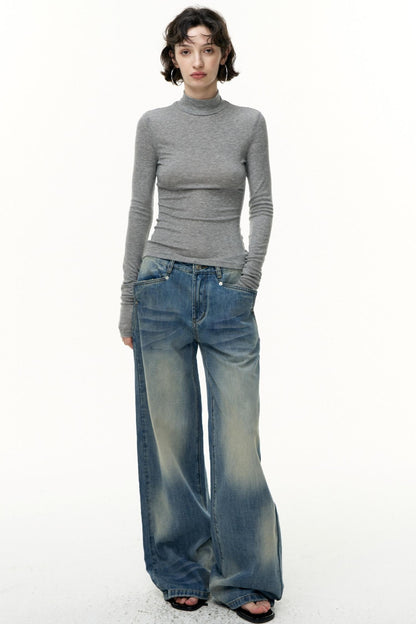 Pure Cotton Straight Pants