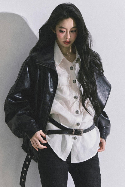 Autumn White Polo Shirt & Pants Set-Up