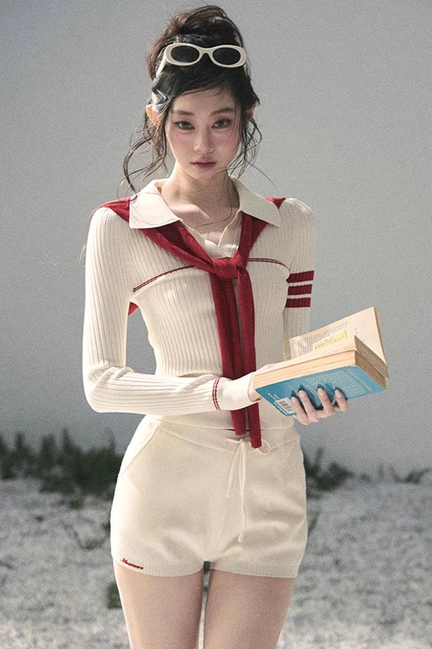 Delhi College Knit Top Set