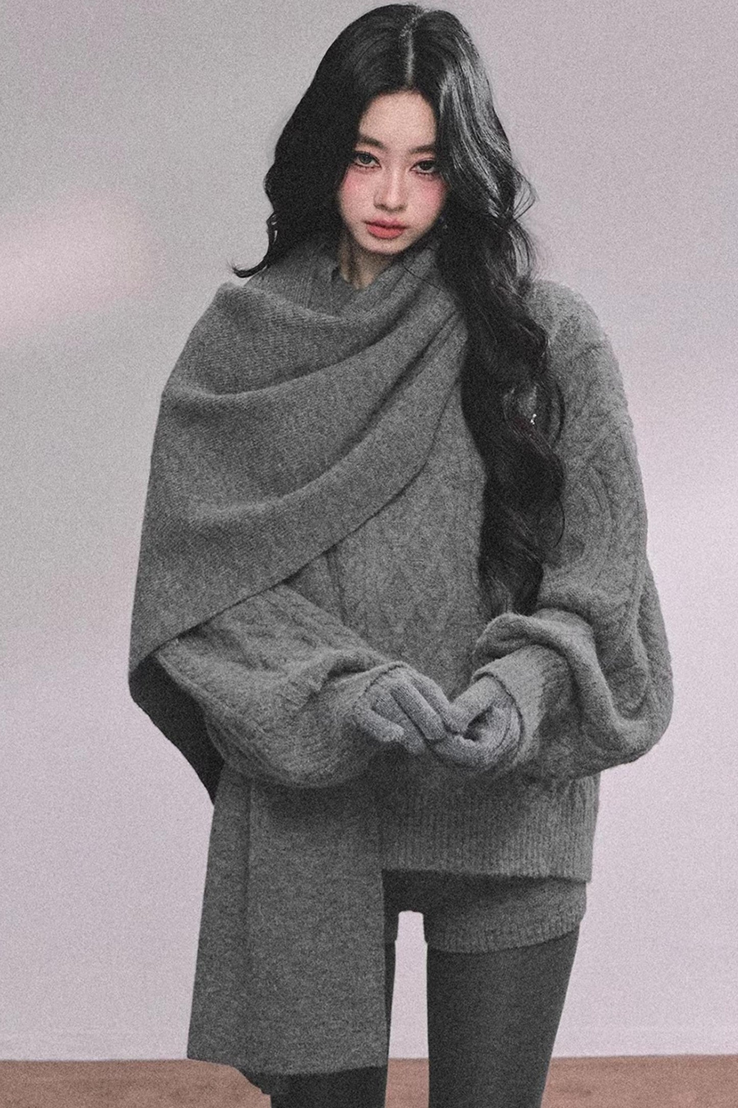 Zurich Knit Sweater Shorts Set-Up