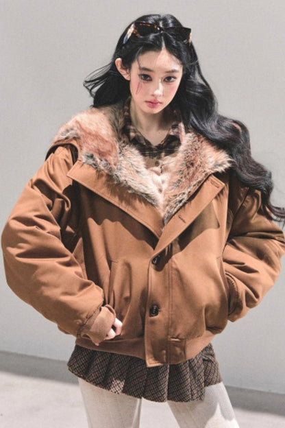 Plush Winter Padded Coat