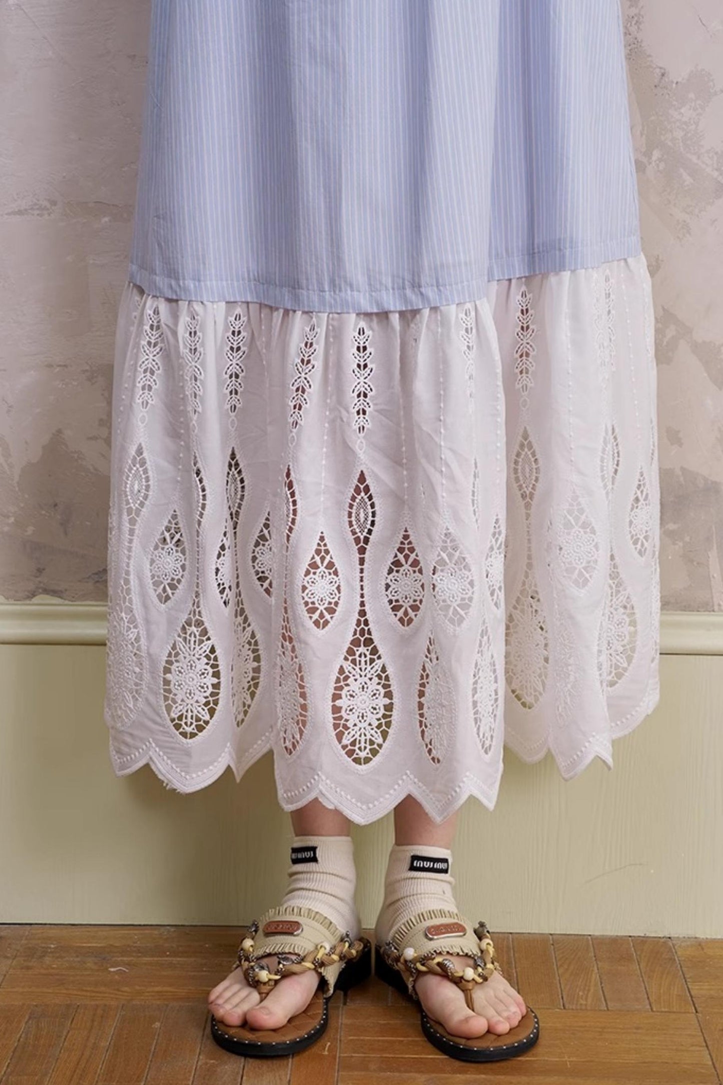 Textured Skirt Dress