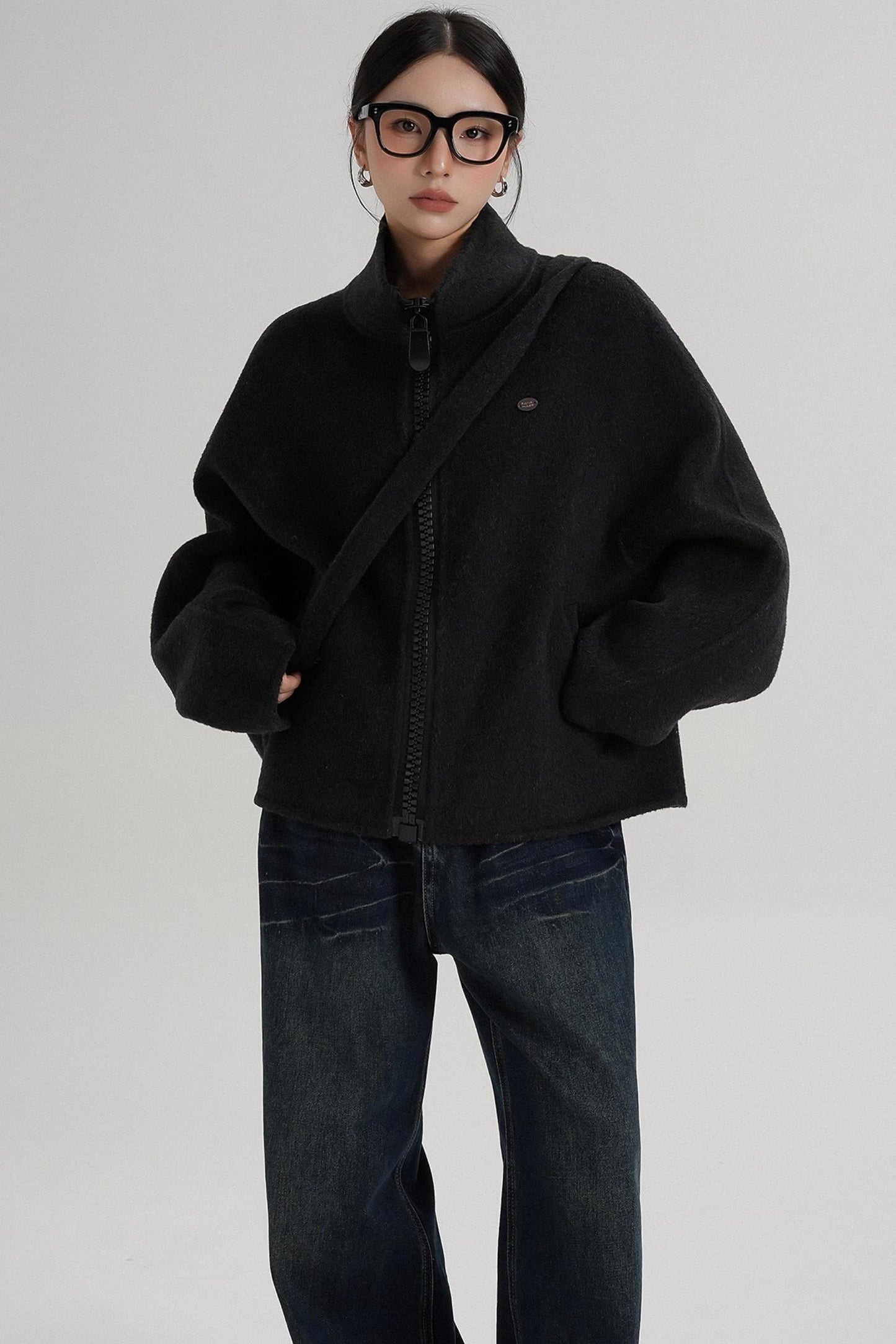 Structured Reversible Wool Jacket