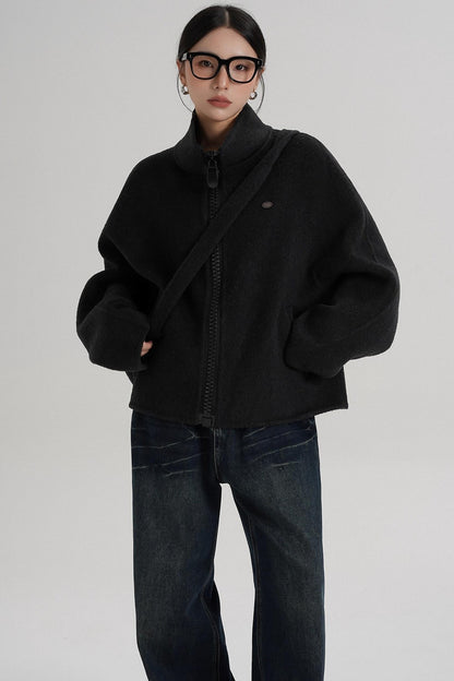 Structured Reversible Wool Jacket