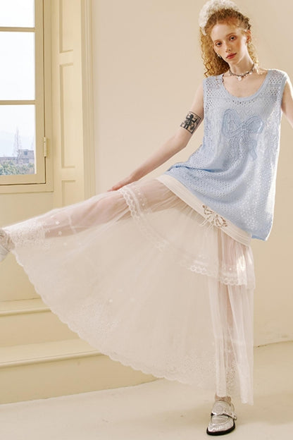 Chic Lace Half Skirt