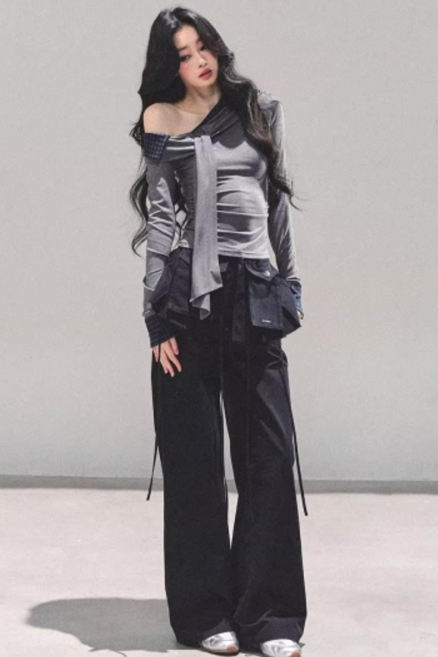 Knit Off-Shoulder Top