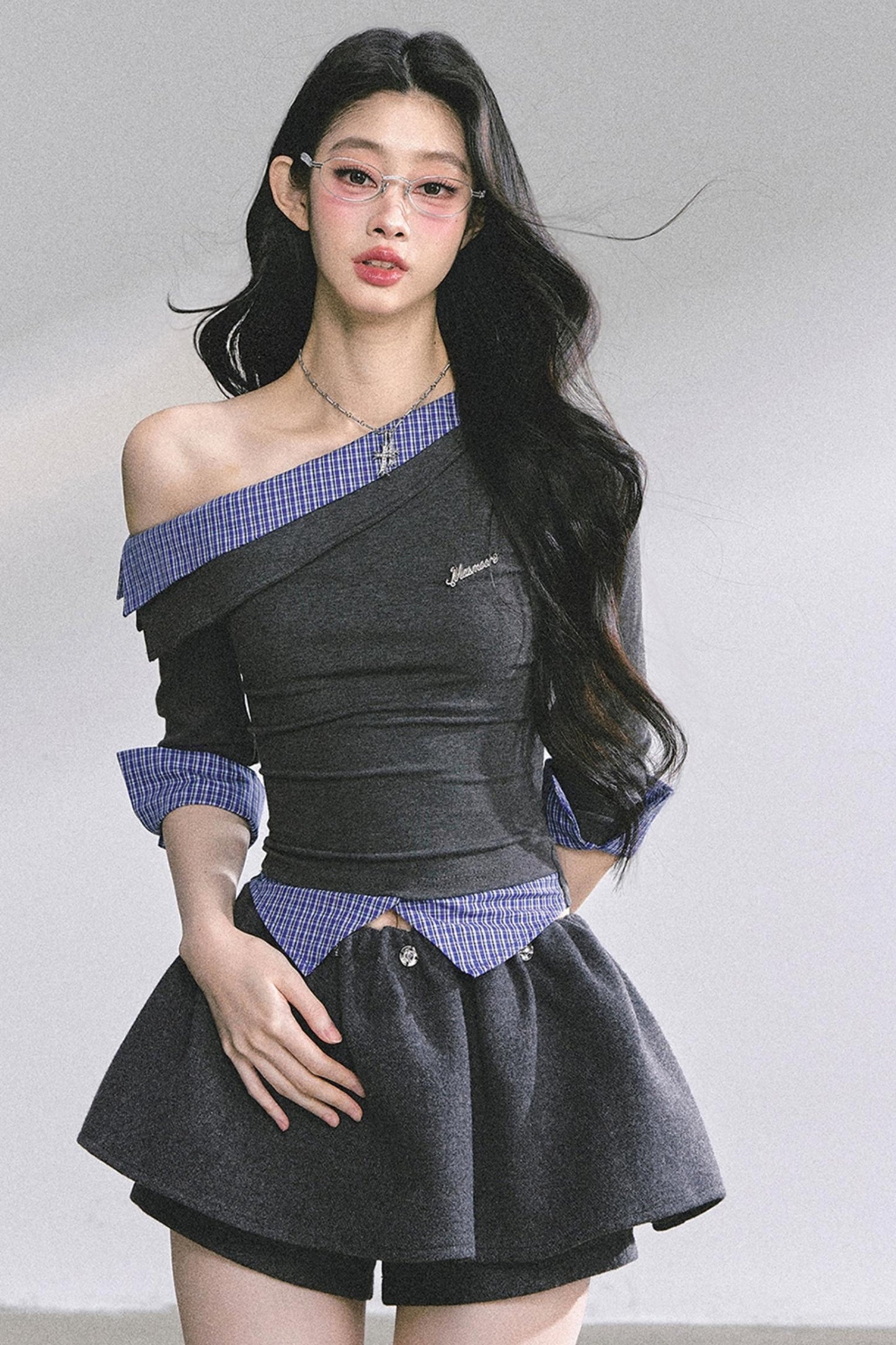 Gray Tone Striped T-Shirt