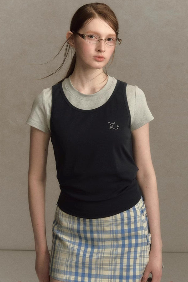 Slim Fit Two-Piece Tee