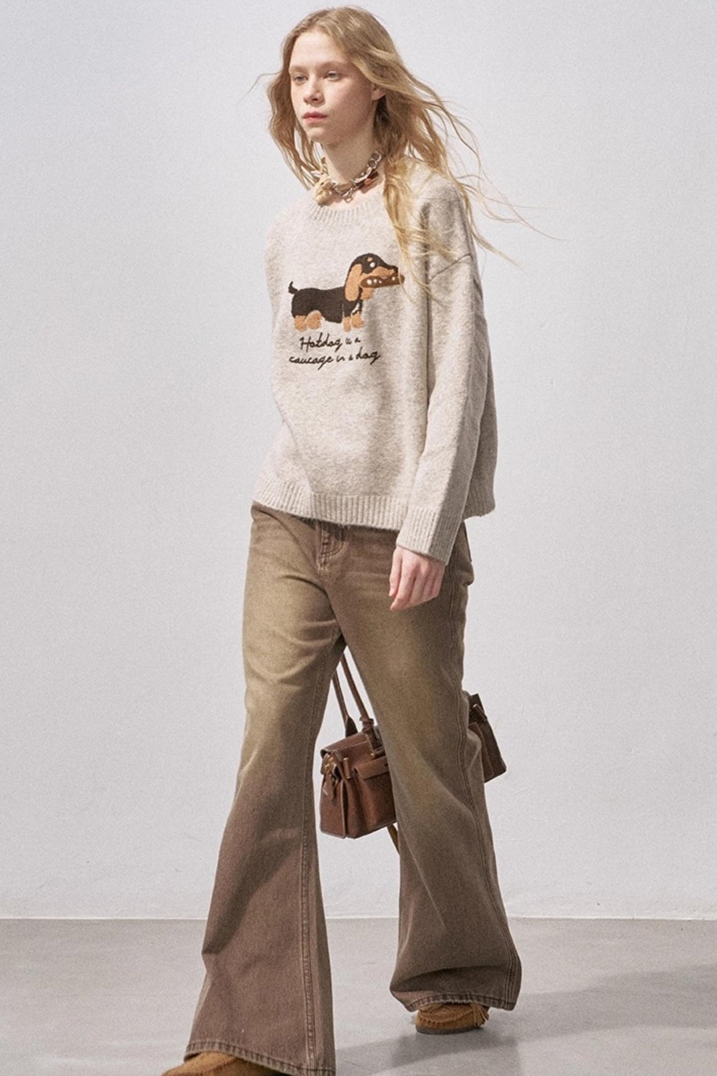 Dachshund Soft Knit Sweater