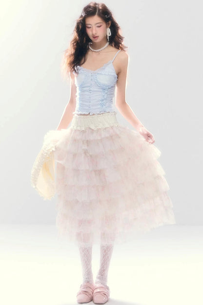 Okinawa Lace Cotton Camisole