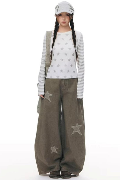 Star Stripe Slim Fit Top