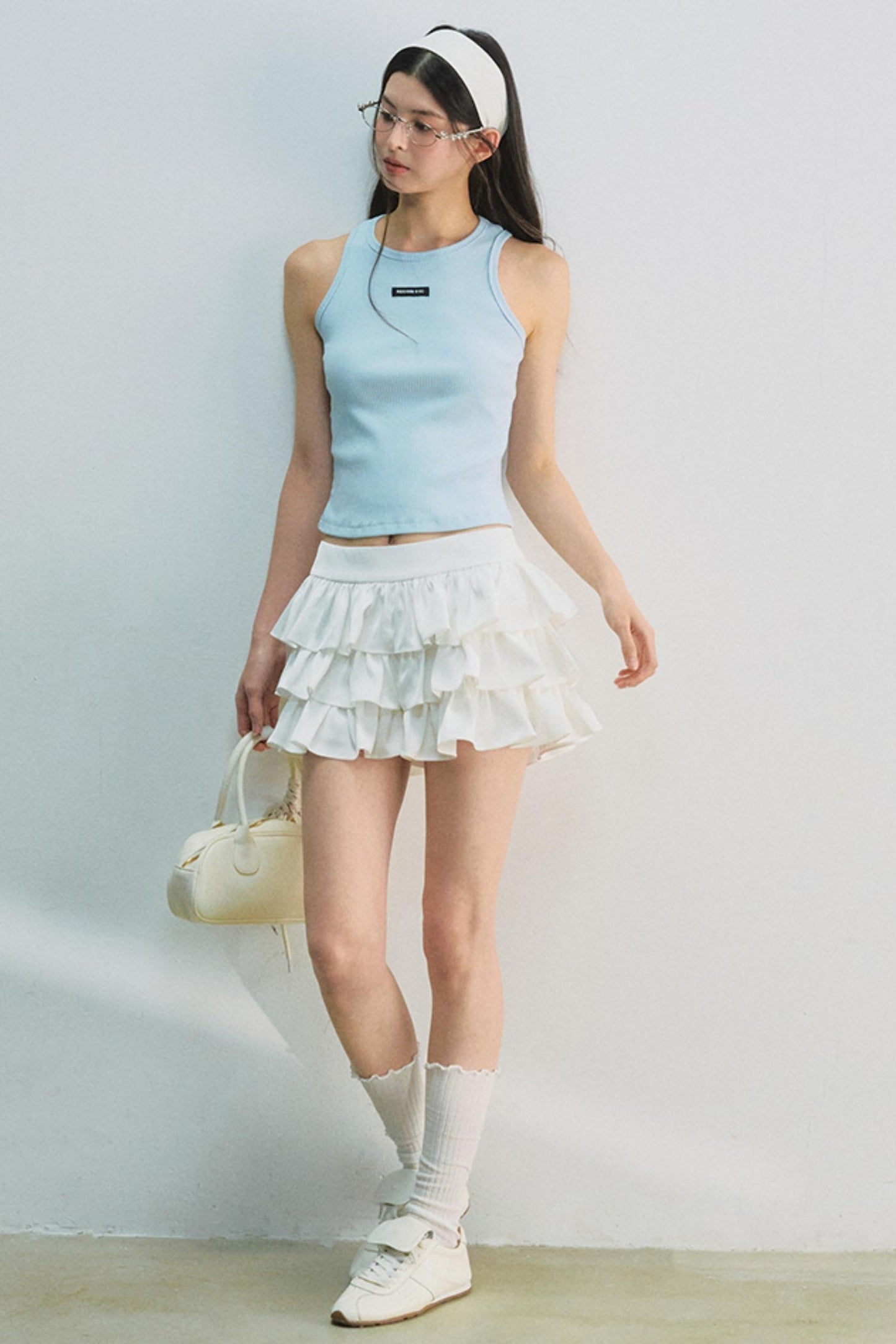 Elegant White Ballet Skirt